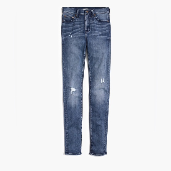 J.Crew| 9" high-rise skinny jean with distressed details Sz 29 - Picture 1 of 5
